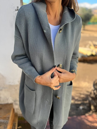 PRISCILLA™ | Spring/Fall Hooded Cardigan