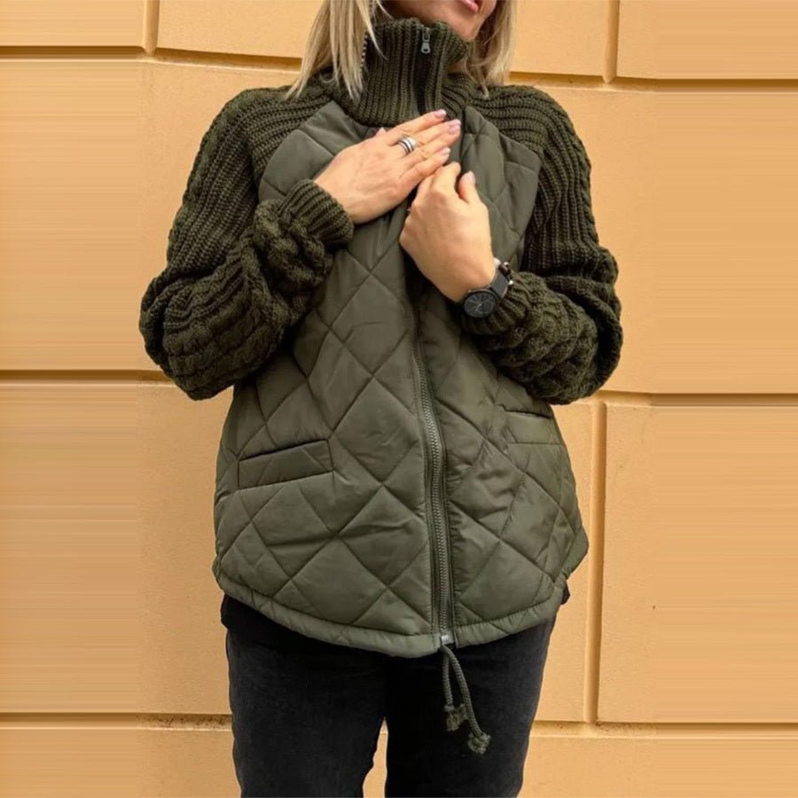 Quilted Knit Jacket