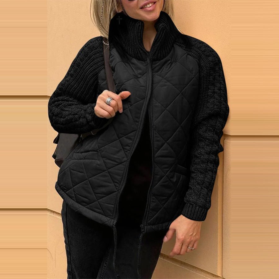 Quilted Knit Jacket
