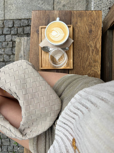 Remy Woven Mini Bag Suede