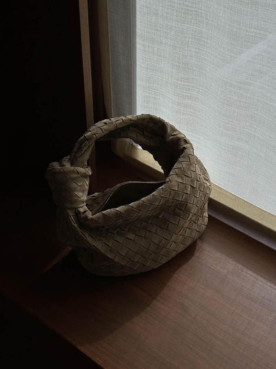 Remy Woven Mini Bag Suede