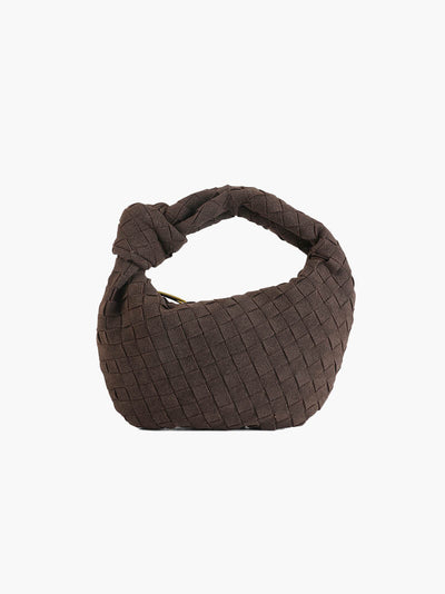 Remy Woven Mini Bag Suede