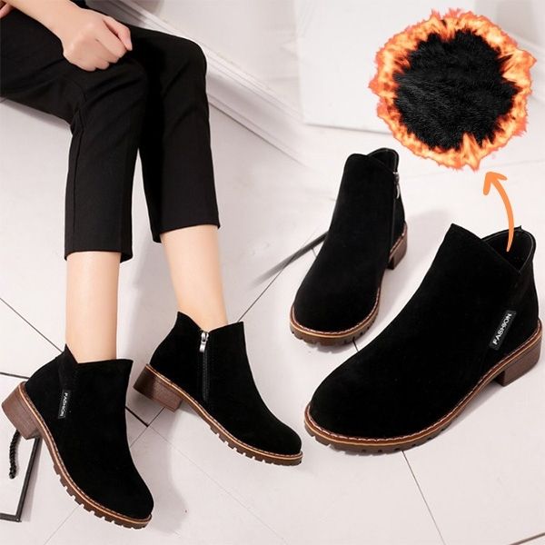 Revia | Vintage Style Ankle Boots