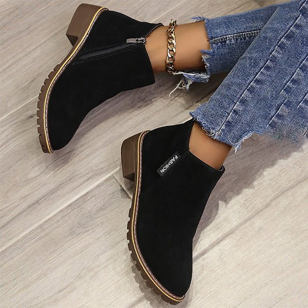 Revia | Vintage Style Ankle Boots