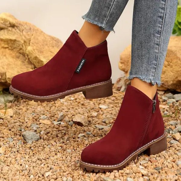 Revia | Vintage Style Ankle Boots