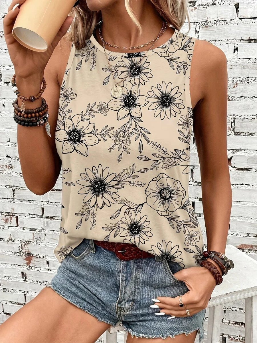 REYA | COMFORTABLE FLORAL SUMMER TOP