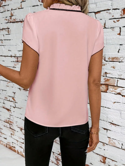 ROSEMARY | ELEGANT FLUTTER SLEEVES BLOUSE