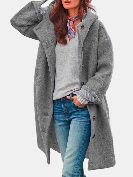 Roxanne | Cozy Button - Up Outdoor Jacket