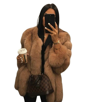 Sarah | Elegant Winter Fur Jacket