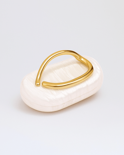 Sculptural Pearl Clutch Bag