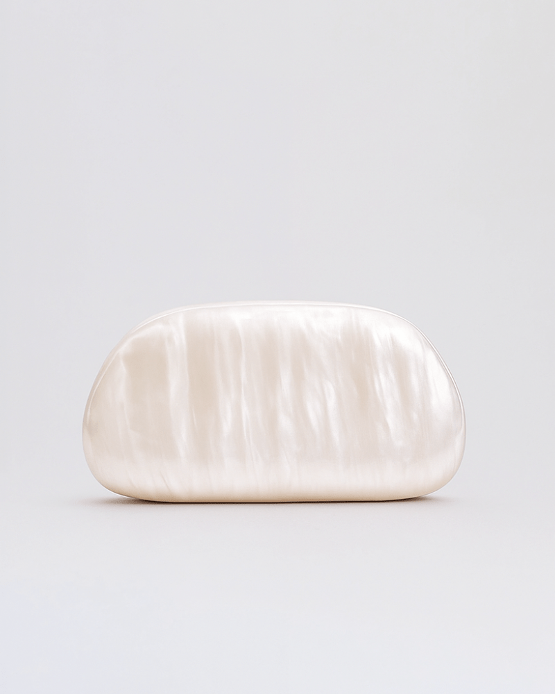 Sculptural Pearl Clutch Bag