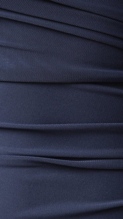 Serina | One - Shoulder Ruffle Mesh Maxi Dress