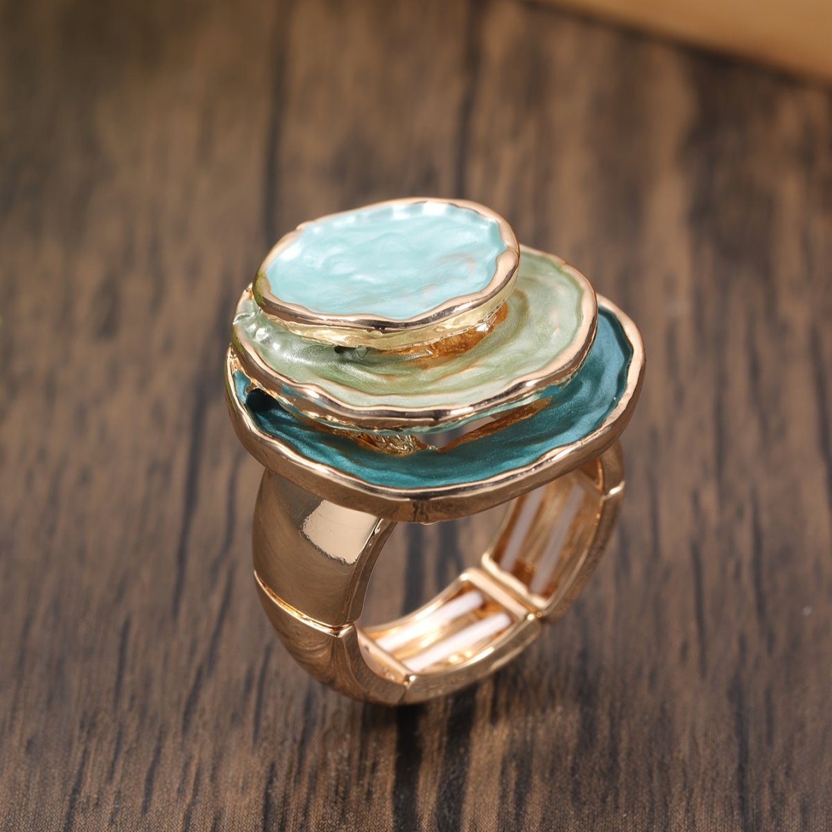 SHANA | ELEGANT BOHO TRIPLE - LAYER RING