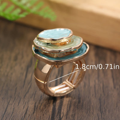 SHANA | ELEGANT BOHO TRIPLE - LAYER RING