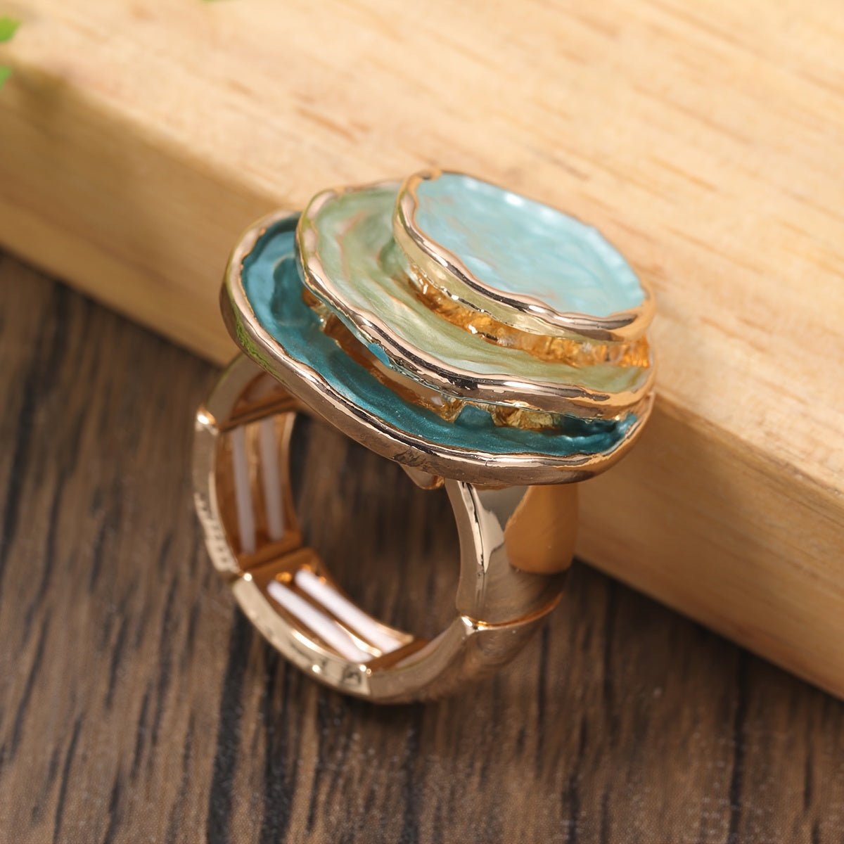 SHANA | ELEGANT BOHO TRIPLE - LAYER RING