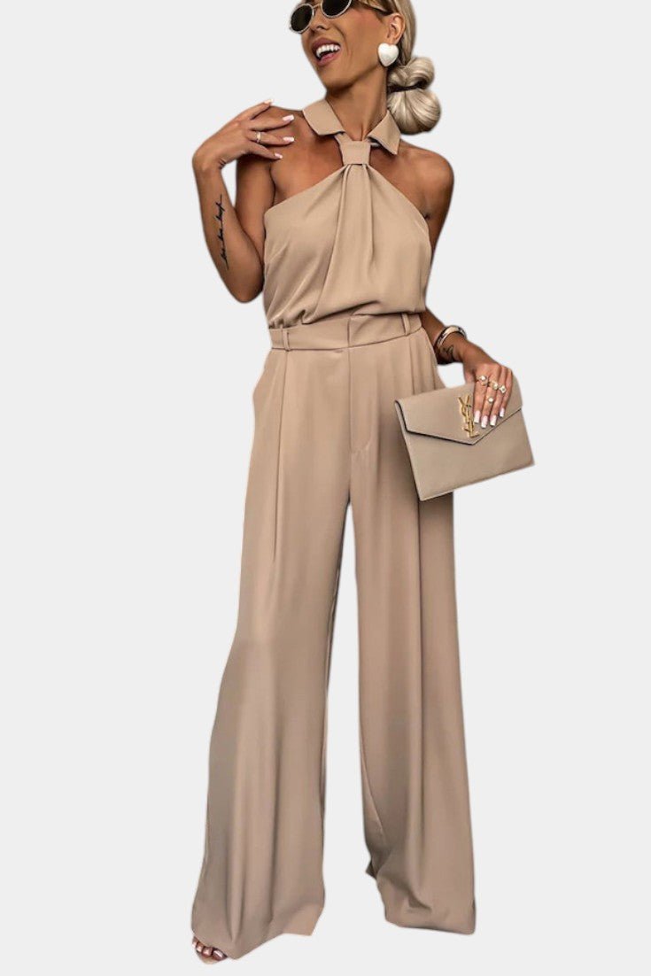 Sibyl | Elegant Halter Two - Piece Set