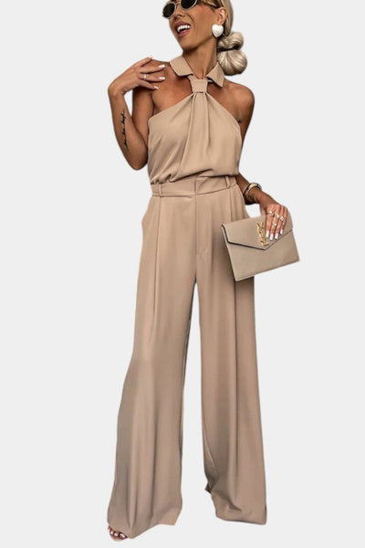 Sibyl | Elegant Halter Two - Piece Set