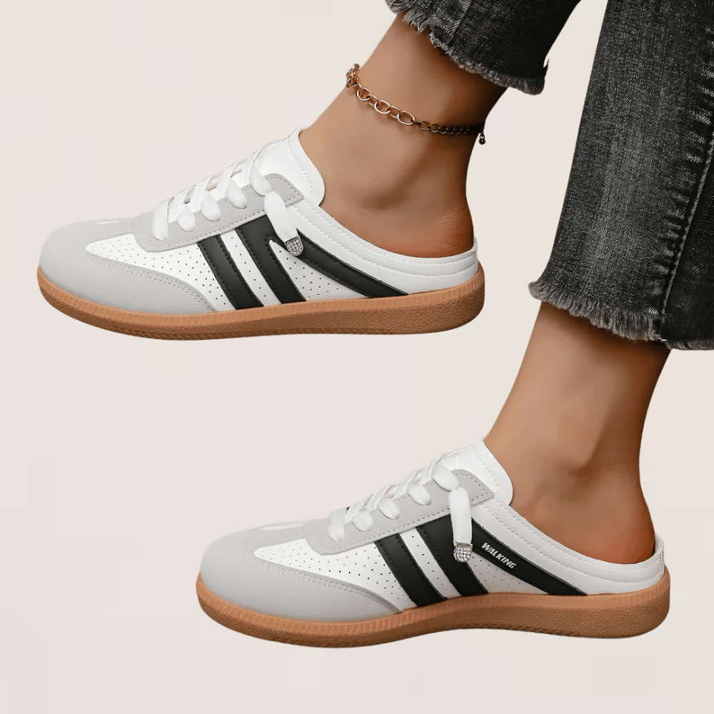 Sierra | Retro Slip - On Comfort Sneakers with Ergonomic Support