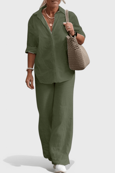 Skye | Button Detail Two - Piece Set