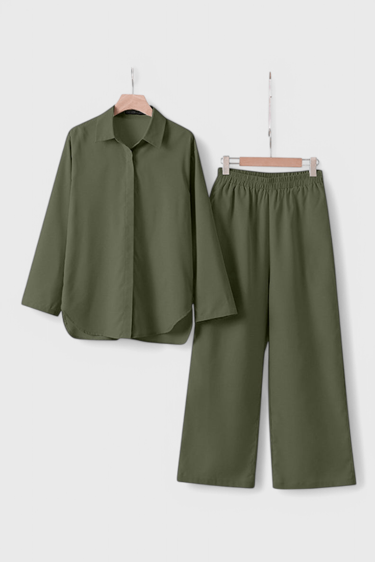 Skye | Button Detail Two - Piece Set