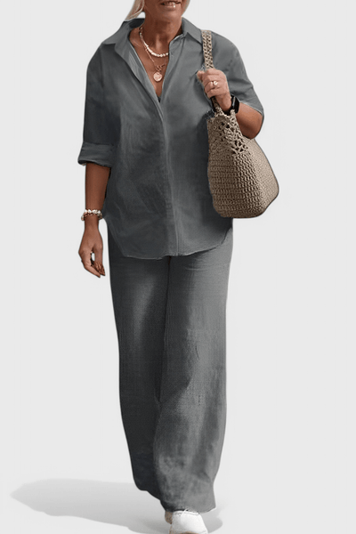 Skye | Button Detail Two - Piece Set