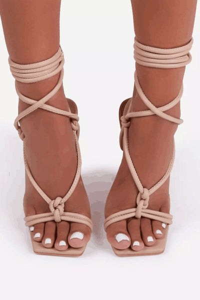 Sofia | Square Open Toe High Heel