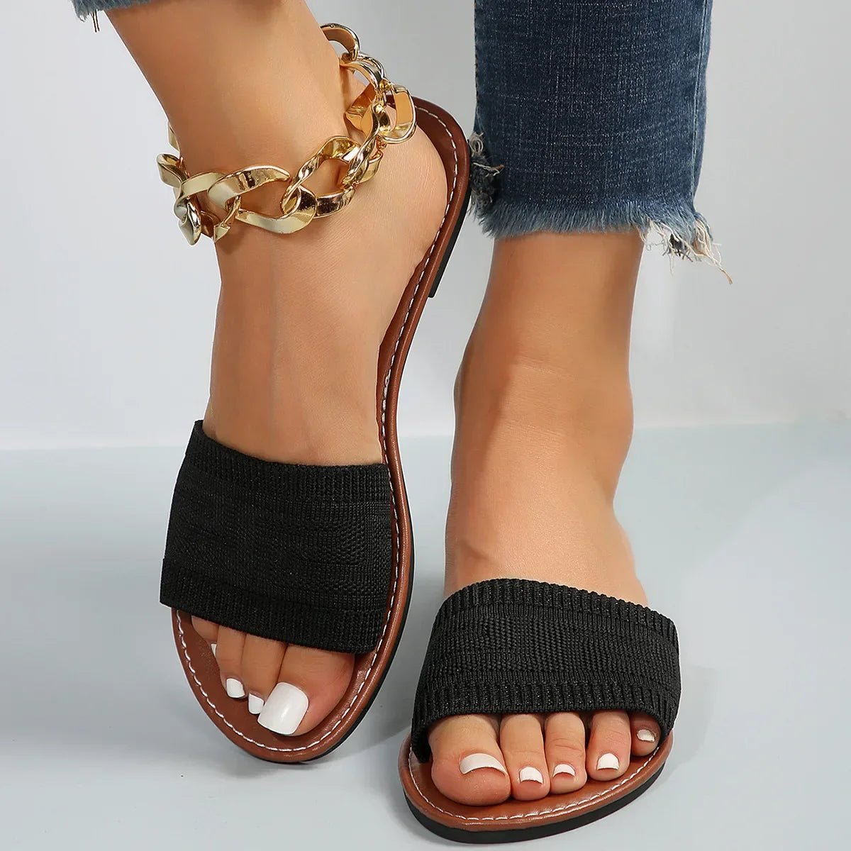 STACY | CASUAL SLIP - ON SANDALS