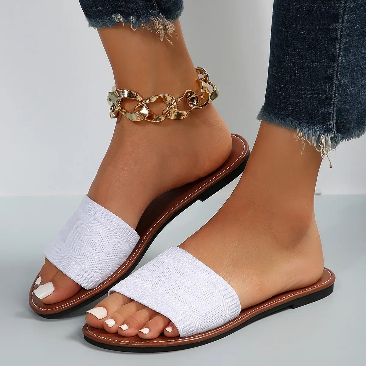 STACY | CASUAL SLIP - ON SANDALS