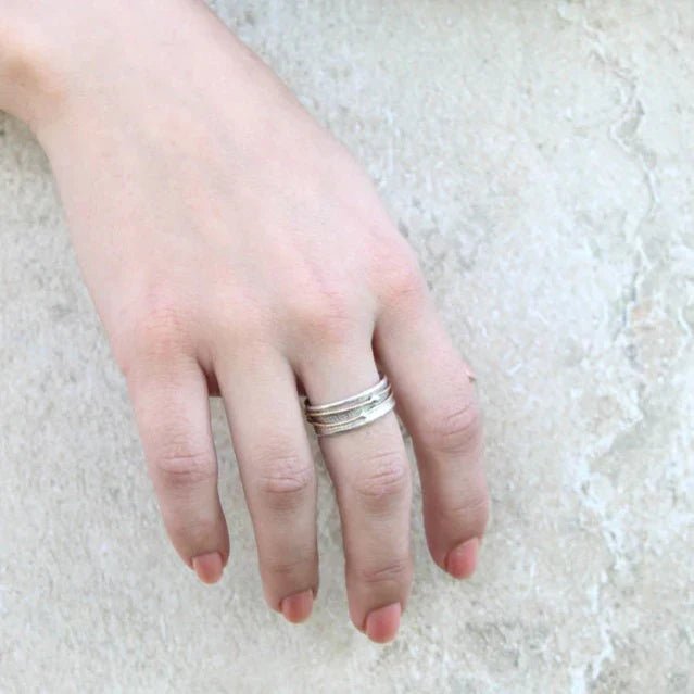 STELLA | TIMELESS GOLD LAYERED SILVER RING