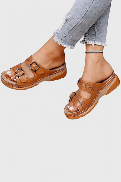 Tamsin | Orthopedic Leather Sandals