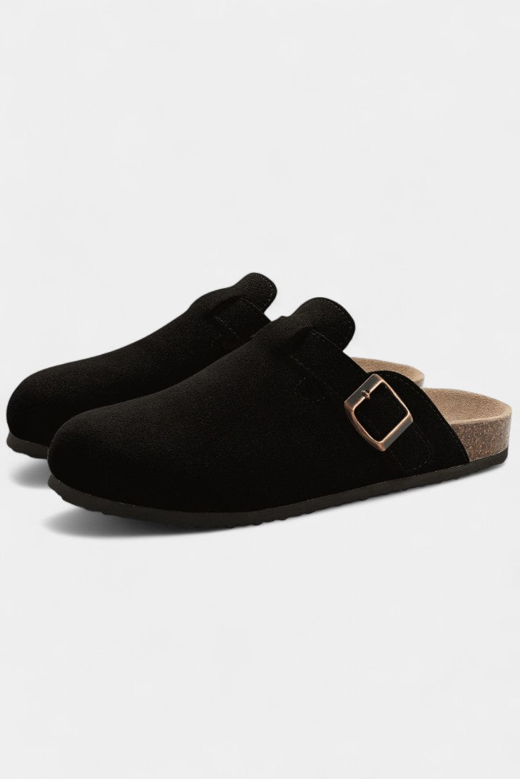 Tia | Robust Suede Clogs