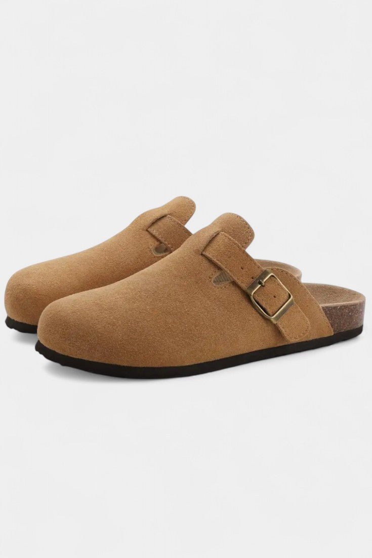 Tia | Robust Suede Clogs