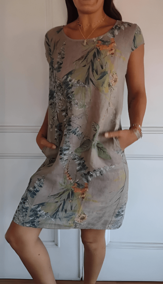 TISSIA | LOOSE PRINTED DRESS