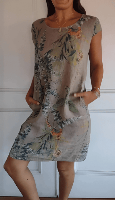 TISSIA | LOOSE PRINTED DRESS