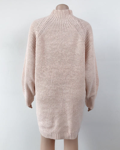 Verane™ | Long Turtleneck Dress – Cocooning Elegance