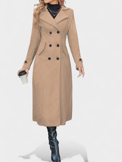 Victoria | Double-Breasted Lapel Overcoat