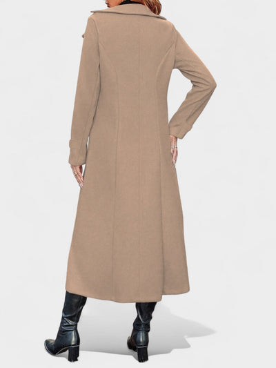 Victoria | Double-Breasted Lapel Overcoat