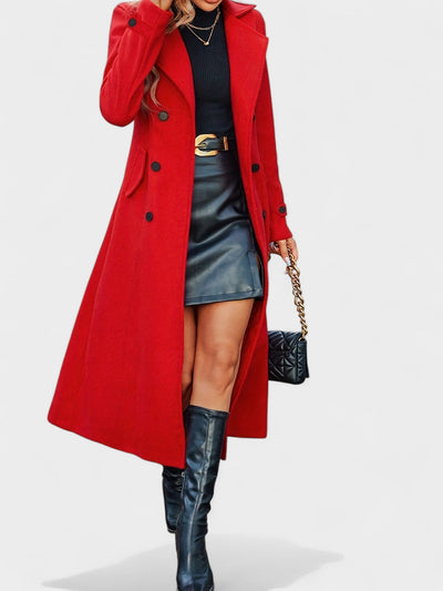 Victoria | Double-Breasted Lapel Overcoat