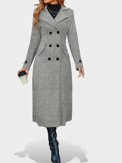 Victoria | Double-Breasted Lapel Overcoat