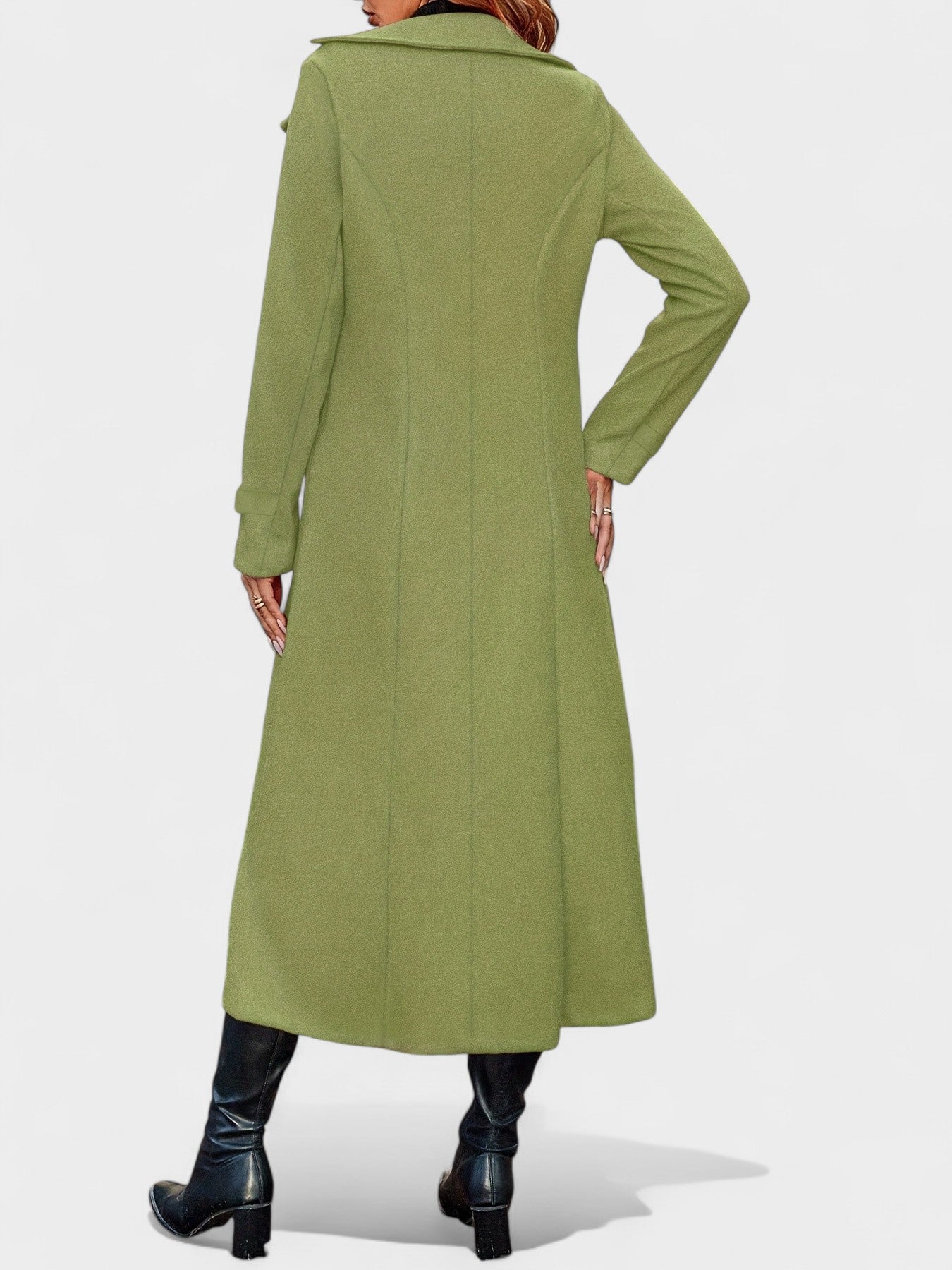 Victoria | Double-Breasted Lapel Overcoat