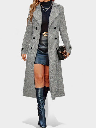 Victoria | Double-Breasted Lapel Overcoat