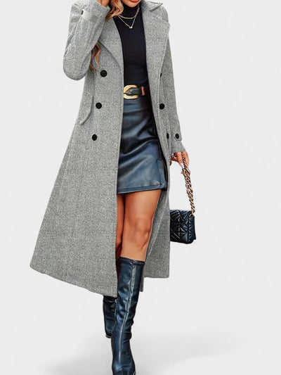 Victoria | Double-Breasted Lapel Overcoat