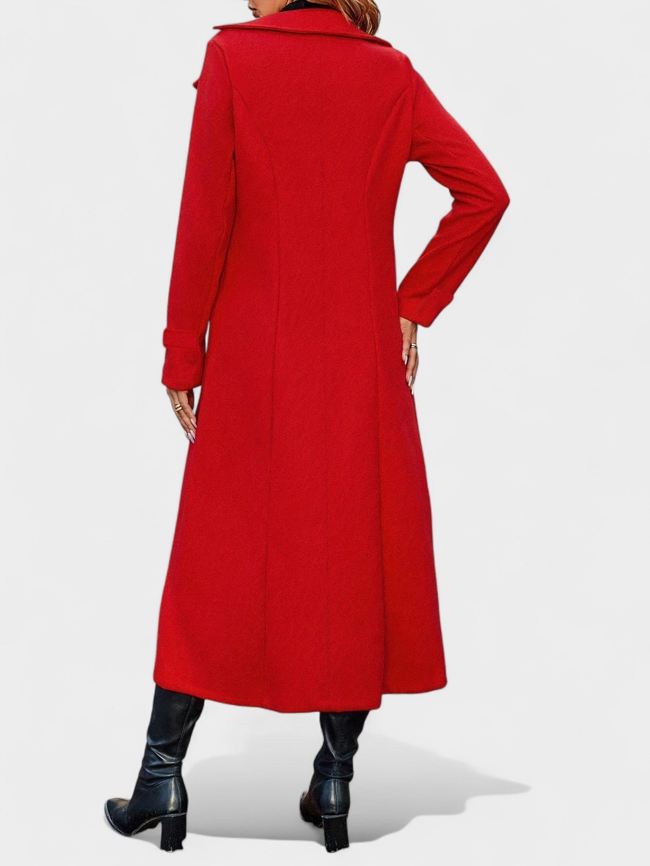 Victoria | Double-Breasted Lapel Overcoat