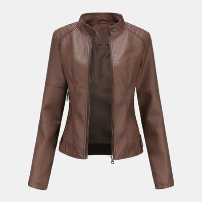 Victoria | Trendy Leather Jacket