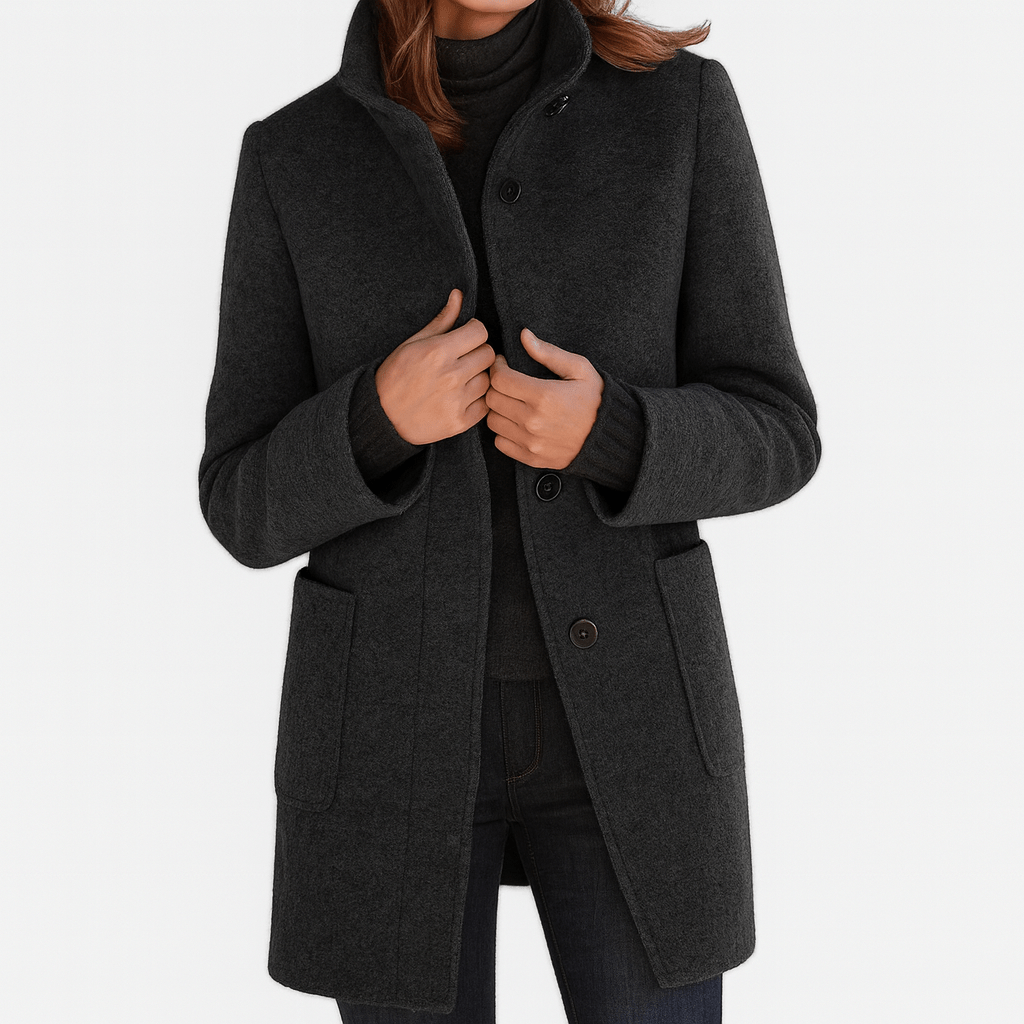 Vilma | Women's Coat with High Collar