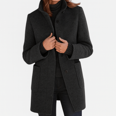 Vilma | Women's Coat with High Collar