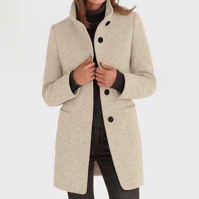 Vilma | Women's Coat with High Collar