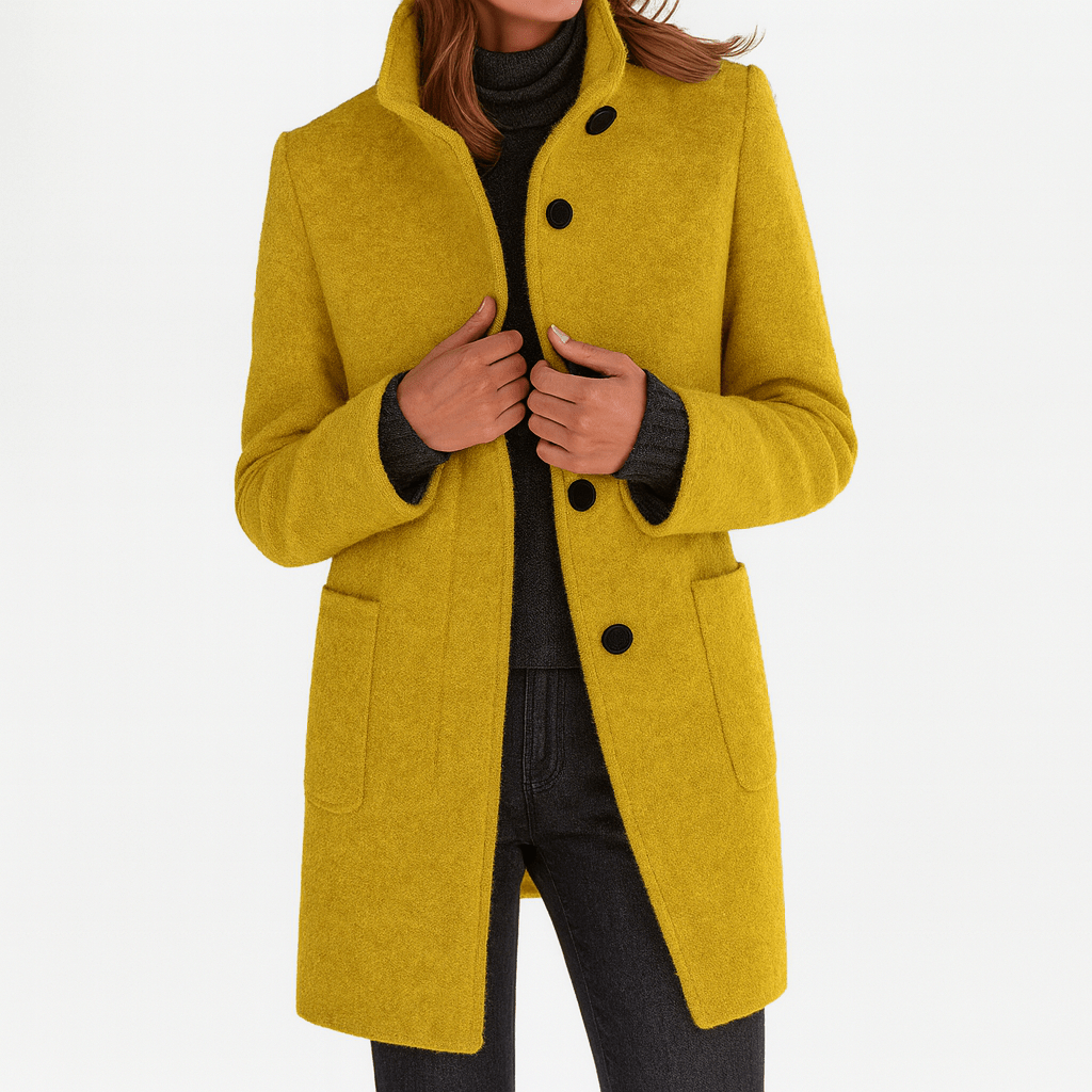 Vilma | Women's Coat with High Collar