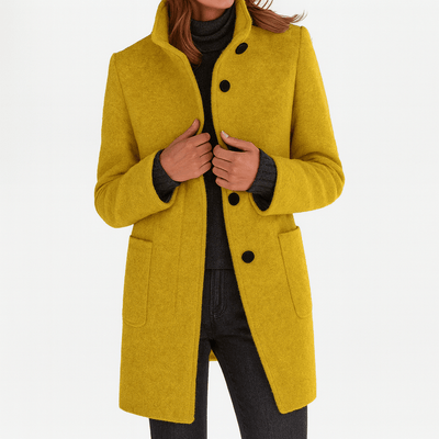 Vilma | Women's Coat with High Collar