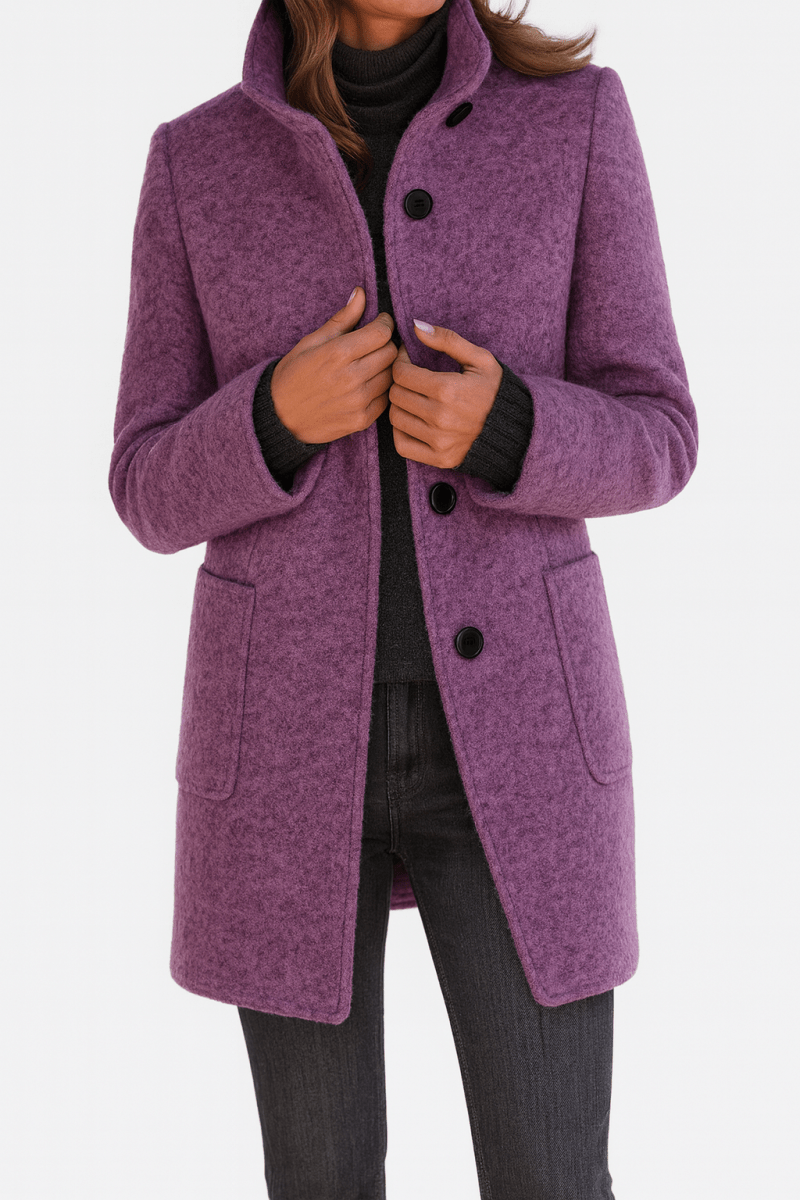 Vilma | Women's Coat with High Collar